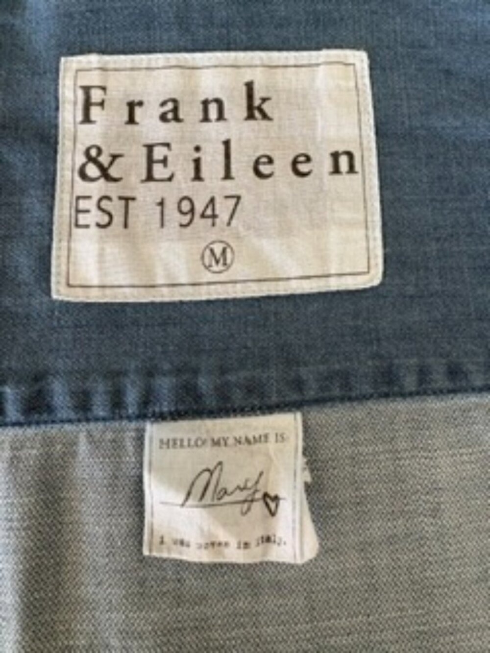 NWOT Frank & Eileen Blue Denim Button Down Mary Dress - Medium - Picture 11 of 13